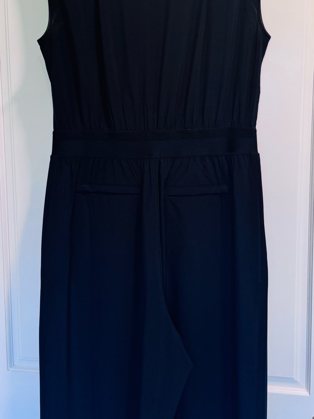 Athleta Black Sleeveless Jumpsuit - Picture 3 of 4